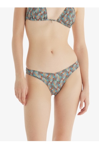 Kadın Brazilian Bikini Altı 10706 - Desenli Çok Renkli