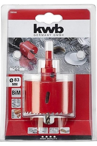 Kwb 598583 Metal. Ahşap. Çelik. Levha Delici Panç 83 Mm