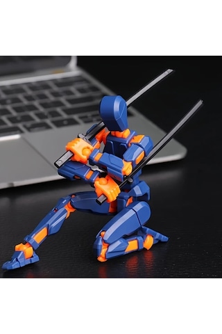 Hightower Beyaz Dıy Çok Eklemli Aksiyon Figürü 3d Robot Modeli Yaratıcı Mas