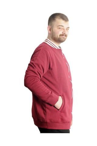 Mode Xl Büyük Beden Erkek Kolej Mont Süper 22614 Bordo Bordo