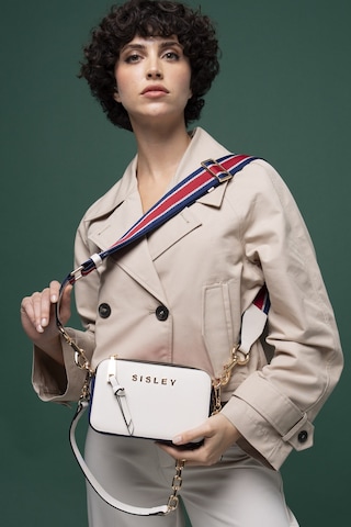 Sisley Kadın Çapraz Çantası C.sly 070 Std / Beyaz-laci Beyaz-laci Beyaz - Lacivert