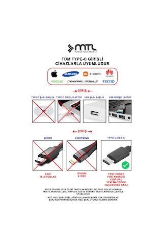 3.4a Usb To Type-c Ultra Hızlı Extra Yumuşak Dayanıklı Şarj Ve Data Kablosu Mt2472
