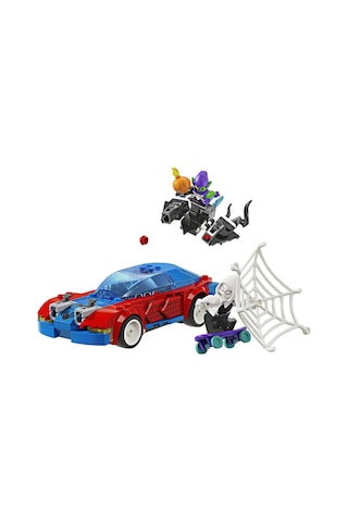 LEGO® Marvel Örümcek Adam Yarış Arabası ve Venom Green Goblin 76279-7+ Yaratıcı Oyuncak Yapım Seti - 227 Parça