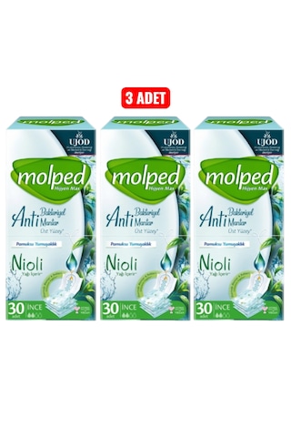 Molped Nioli Hijyen Max İnce Günlük Ped 30'lu