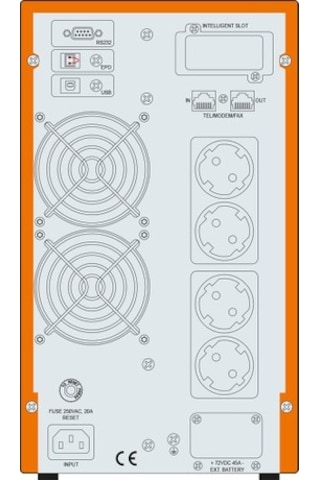 Makelsan Powerpack SE 3 KVA 6 x 9 Ah Online UPS Güç Kaynağı