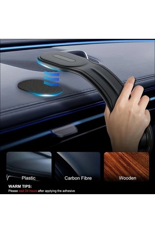 Primepickings Fleximounts Magnetic Araç Telefon Tutucu Çıkarılabilir Bükülebilir Alüminyum Kol