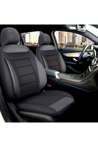 Nissan Qashqai Araçlara Uyumlu Tam Takım Flex S Model Oto Koltuk Kılıfı Siyah