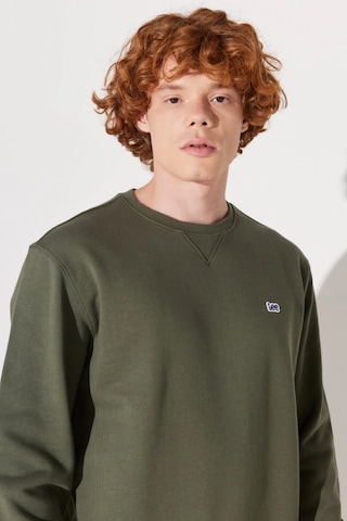 Lee Bisiklet Yaka Regular Fit Zeytin Erkek Sweatshirt L81ırya61 Yeşil