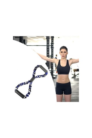 Maoyaya Dolıty 1 Adet Direnç Bantları Elastik Bant Spor Salonu Mavi Bilezik Formatında Mavi