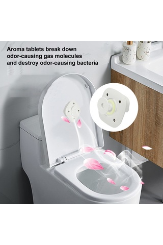 Geekyou Evde Kullanıma Uygun Usb Şarjlı Uvc Ultraviyole Tuvalet Sterilizasyon Lambası + 2 Aroma Tabletli Set Beyaz