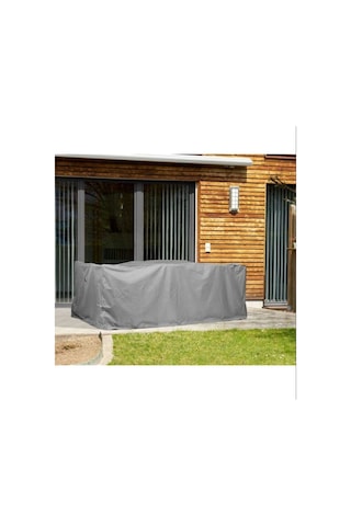 Gri Bahçe Mobilya Koruma Örtüsü Branda 200x160x80 Cm - Santimetre, Su Geçirmez, Güneşten Korur Gri