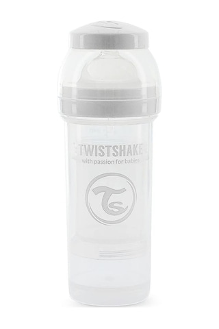 Twistshake Anti-kolik Bebek Biberonu Beyaz 2 + Ay 260 Ml
