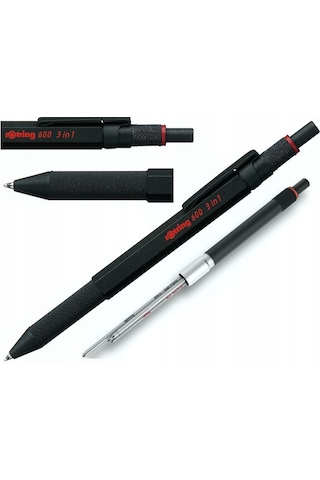 Rotring 600 Multipen Üç Fonksiyonlu N 2164108