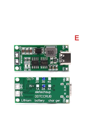 Çok Hücreli 2s 3s 4s Tip-c'den 8,4v 12,6v 16,8v Lipo Polimer Li-ıon Şarj Cihazı 3s 2a