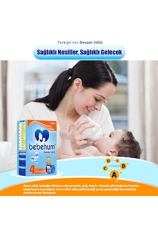 Bebehum 4 Numara Devam Sütü 12 Ay+ 400 gr