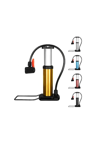 Lastik Hava Şişirme Pompası Motor Bisiklet Top Bot Aparatı Gri