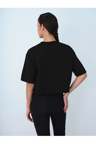 LOFT Oversize Kadın Tshirt K.kol Lf2036859 Q1.v1 Siyah