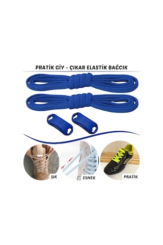 Tak Bırak, Klipsli Elastik, Yeni Nesil Akıllı Bağcık, Saks Mavisi
