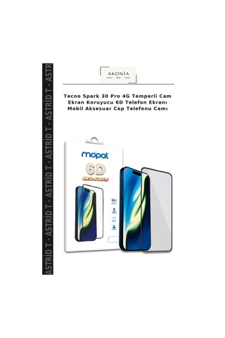 Tecno Spark 30 Pro 4g Temperli Cam Ekran Koruyucu 6d Telefon Ekranı Mobil Aksesuar Cep Telefonu Camı