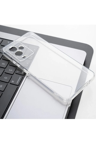 General Mobile Gm 24 Pro İle Uyumlu Kılıf Şeffaf Kamera Korumalı Esnek Silikon Telefon Kılıfı Kapak Şeffaf