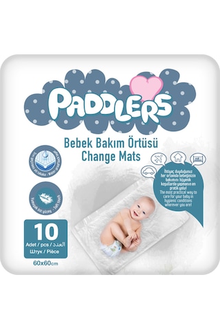 Paddlers Bebek Bakım Örtüsü 10'lu (60X60 Boyutunda)