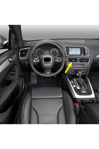 Audi Q5 2009-12 Ön Torpido Orta Havalandırma Izgarası 8r1820951g