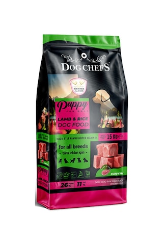 Dog Chefs Kuzu Etli ve Pirinçli Yavru Köpek Maması 15 KG