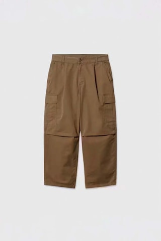 Carhartt Wıp 100% Pamuklu Cole Cargo Pantolon - Geniş Paça, Makinede Yıkanabilir Kahverengi