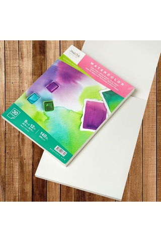 Suluboya Defteri 300 Gr 30 Yaprak Orta Doku Cold Pressed 22,9 Cm X 30,5 Cm