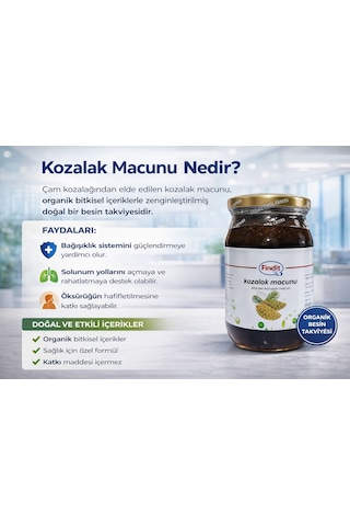 Kozalak Bitkisel Karışımlı Macun Doğal Güç Ve Direnç Desteği
