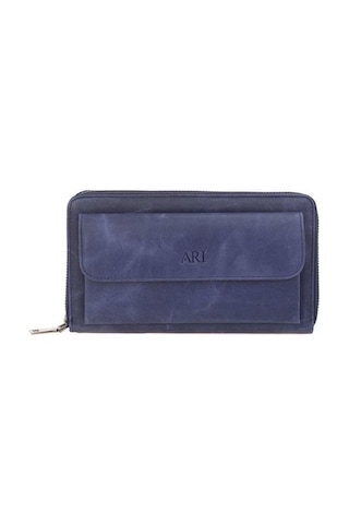Bilik Deri Lacivert Crazy Horse Unisex Portföy & Clutch Çanta Ar 001