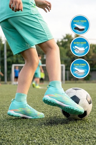 Walkway Mint İthal Hafif Unisex Halı Saha Ayakkabısı Strike G