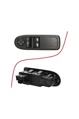 Cam Acma Düğmesi C3 Iıı-ds3 2009-2016 16 Pin-ikili Siyah 6490.ce-98012283xt-96637530xt