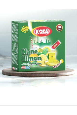 Koza Tek İçimlik Nane Limon Aromalı Toz İçecek 50'li Mudanis 100 G