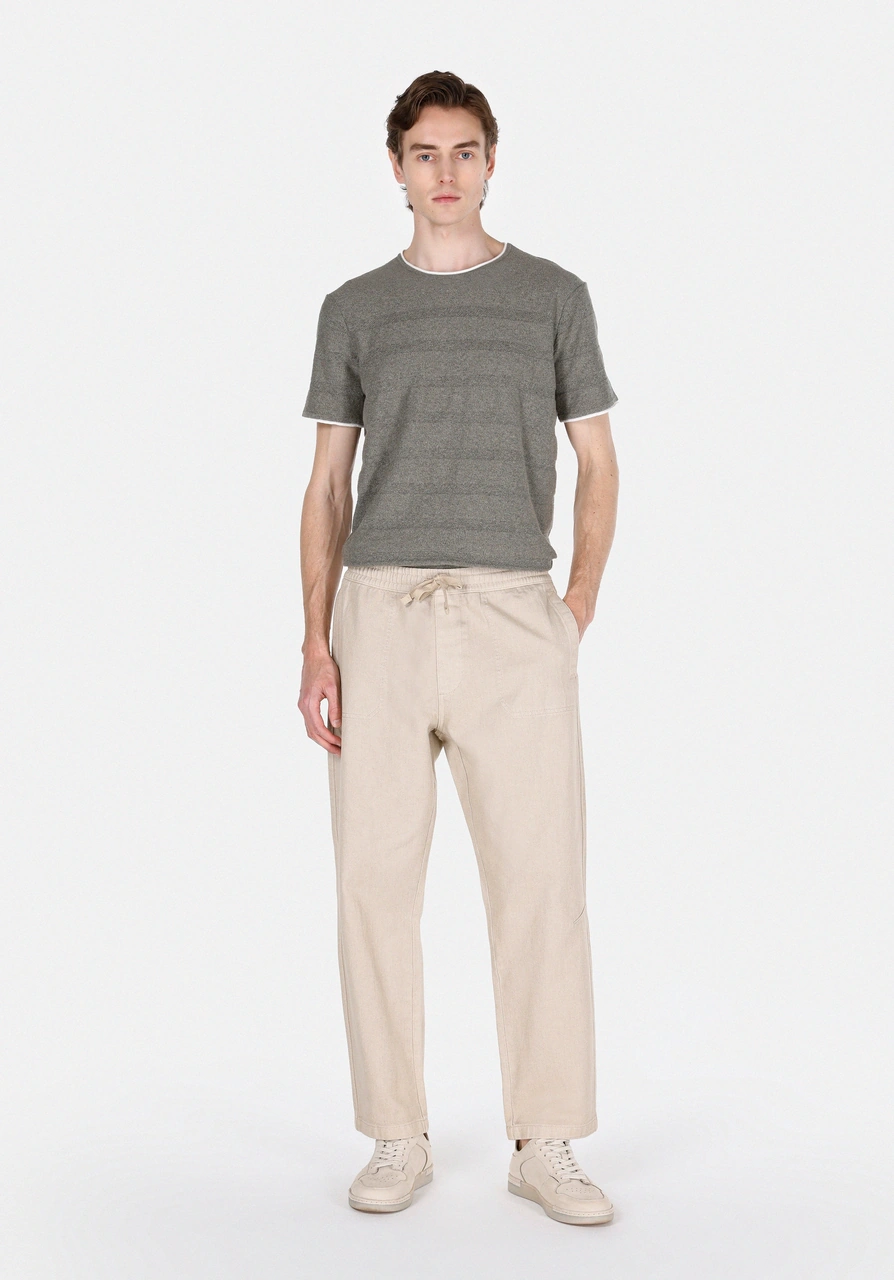 Colin's Colins Relax Fit Orta Bel Bol Paça Erkek Bej Pantolon Cl1073993 Q1.v1 Beı Bej