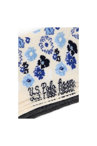 U.S. Polo Assn. Kadın 3'lü Patik Çorap 50317990-VR071