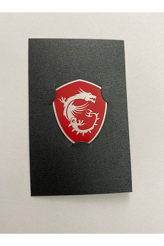 Msı Gaming Sticker - Msı Red Dragon Logo Sticker