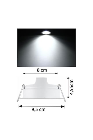 Philips 3,5W Led Spot Lamba Beyaz Delik Çapı 80 Mm(311772309)