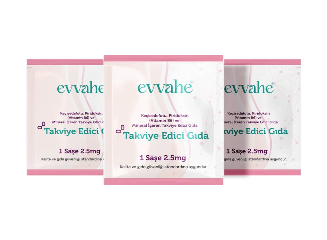 Keçisedefotu, Piridoksin Vitamin B6 Ve Mineral İçeren Takviye Edici Gıda 15 Saşe 1 Saşe 2.5mg