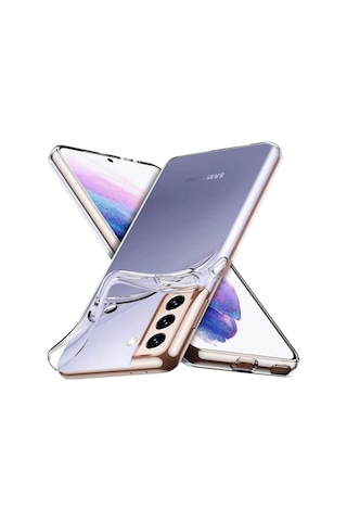 Uray Store Samsung Galaxy Uyumlu S22 Plus Kılıf Lüx Şeffaf Silikon