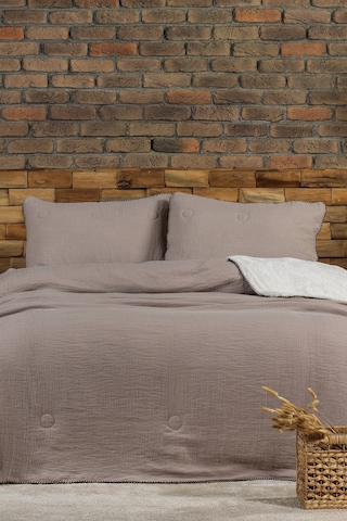 Elart Palermo Comfort Uyku Seti Çift Kişilik 3 Parça 220x240 Cm Bej Bej