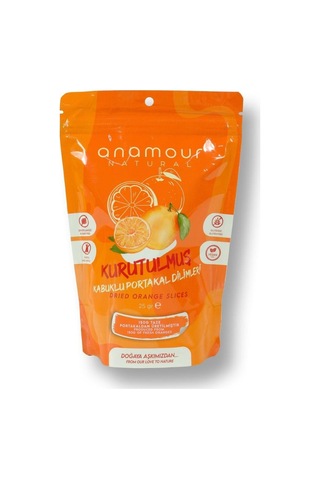 Anamour Natural Portakal Kurusu Kuru Meyve Kıtırı 25 G