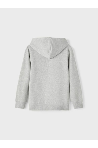 Name It Among Us Baskılı Kapüşonlu Sweatshirt-erkek Çocuk-günlük Gri