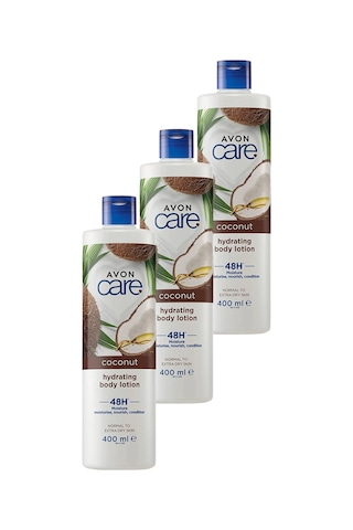 Avon Care Hindistan Cevizi Yağı Içeren Vücut Losyonu 3 x 400 ML