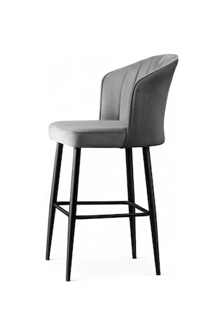 Mymassa Rubi Bar Sandalyesi Gri