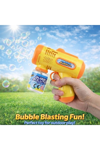 Wanna Bubbles Pilli Köpük Tabancası - Sarı