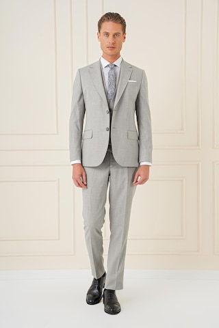 Efor Tk 902 Slim Fit Gri Klasik Takım Elbise Gri
