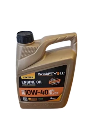 Kraftvoll Ecotech 10w-40 Api Sl/cf Sentetik Motor Yağı 4 L