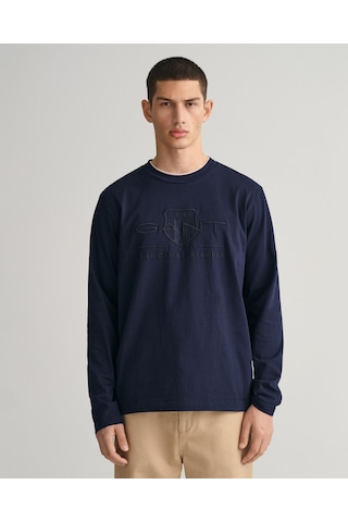 Gant Erkek Sweatshırt 2004041-433 2004041-433 Lacivert Lacivert
