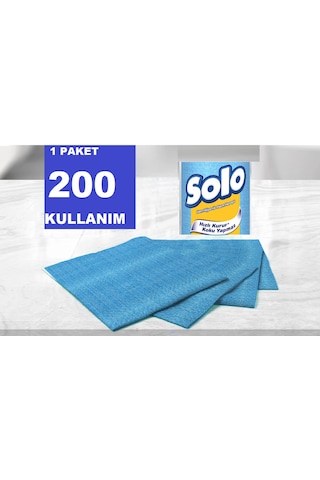 Solo Hijyenik Temizlik Bezi 5 x 10'lu 33 x 30 CM